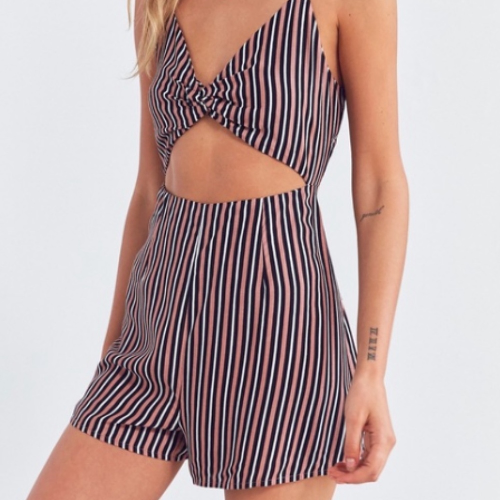 Kimchi Blue Striped Romper